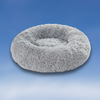 Donut Shaped Plush Pet Bed for Dogs and Cats